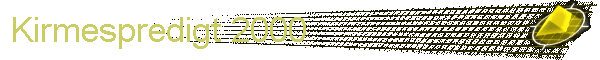 Kirmespredigt 2000